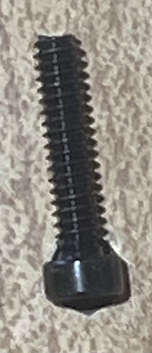 660-0086 SCREW SOCKET HEAD CAP 6-32 X 5/8" LG, STEEL, BLACK OXIDE HP1